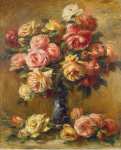 Renoir Pierre-Auguste Roses in a Vase  - Hermitage